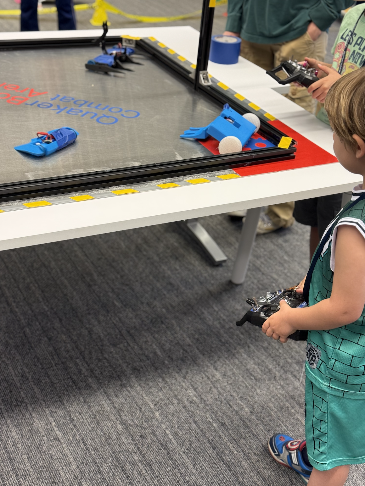 children control the fighting robots