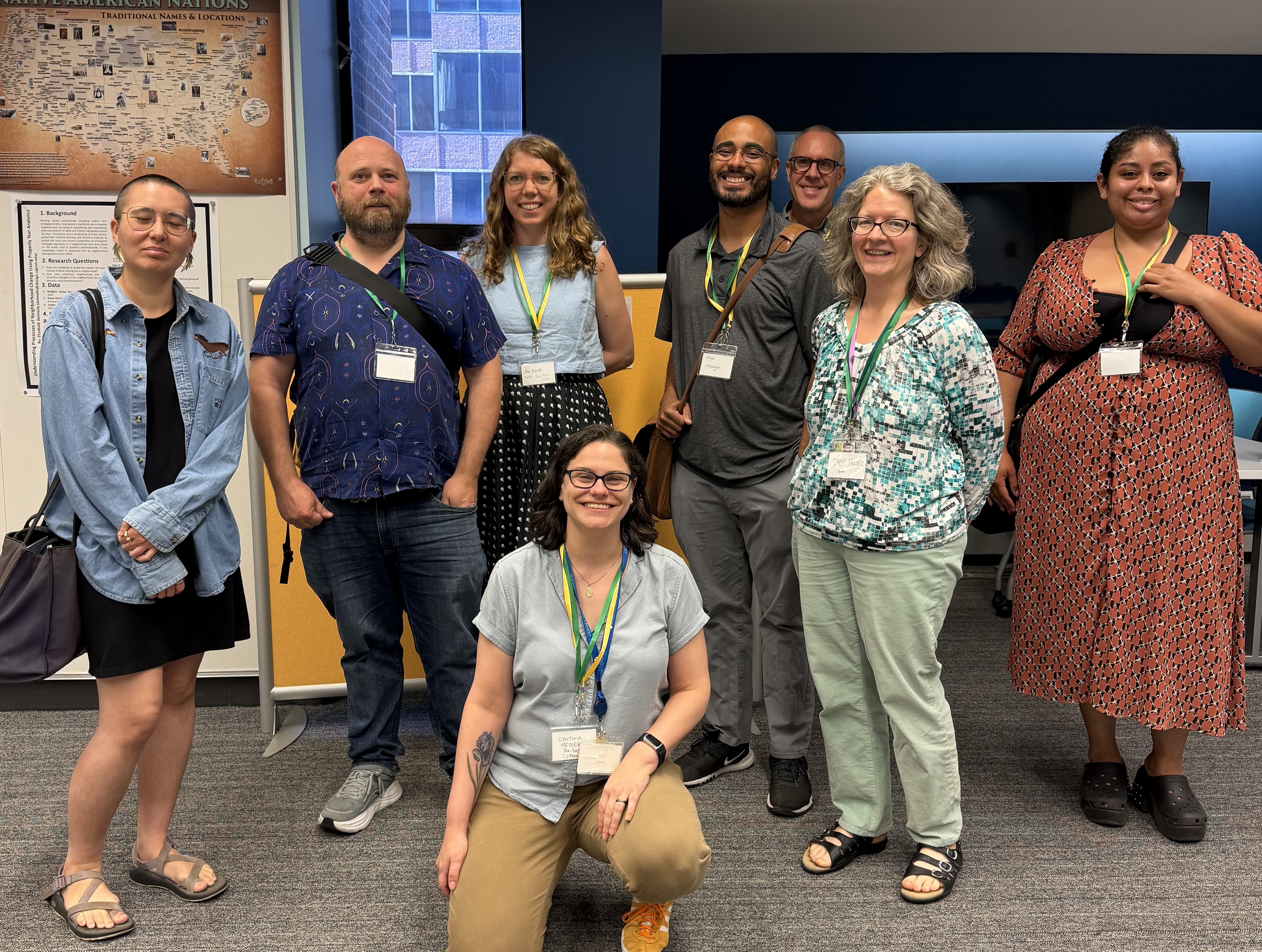 Yumi Shiroma, Matt Shoemaker, Alice McGrath, Shayne McGregor, Dot Porter, Jasmine Clark, Stewart Varner, and Cynthia Heider pose in RDDSx.